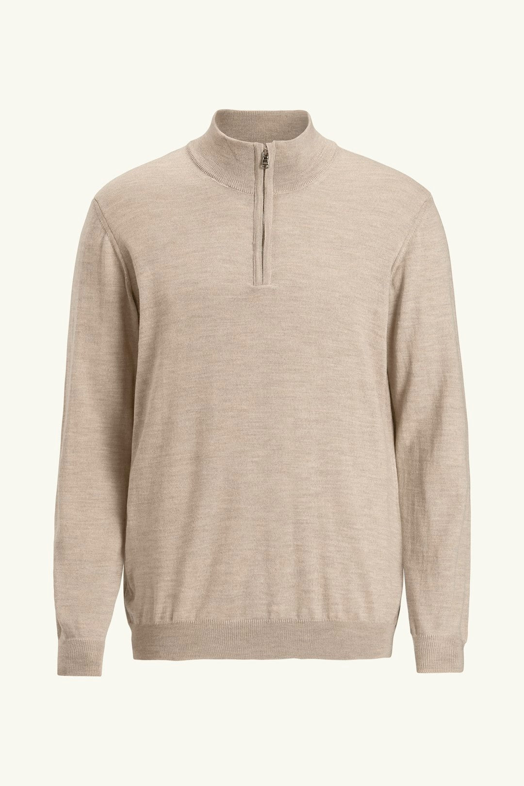 Regular Fit Half Zip Tröja Extra Fine Merinoull